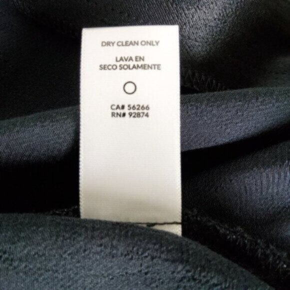 Splendid Satin Ankle Length Tie Waist Blouson Jumpsuit Black Size Medium - Picture 9 of 10